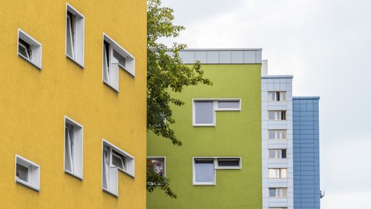 Edificios de colores